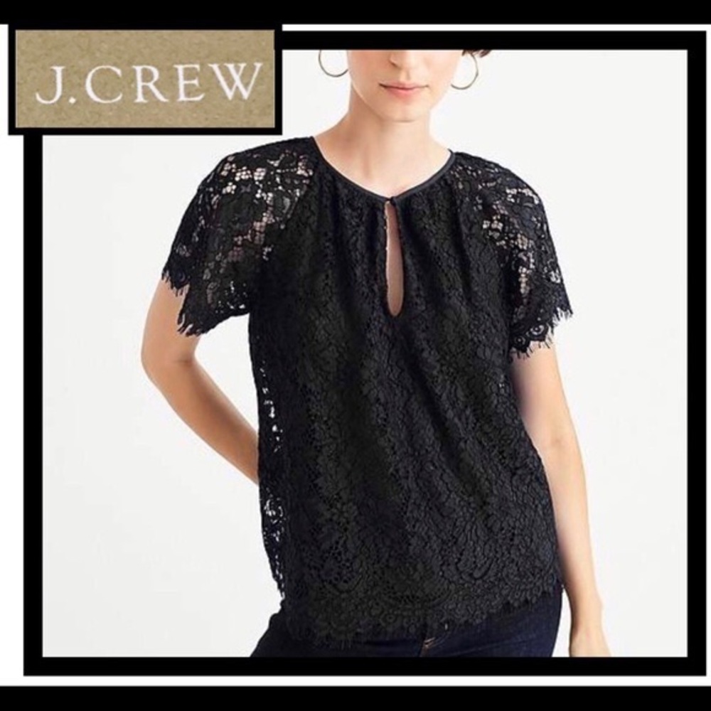 J. Crew lace top